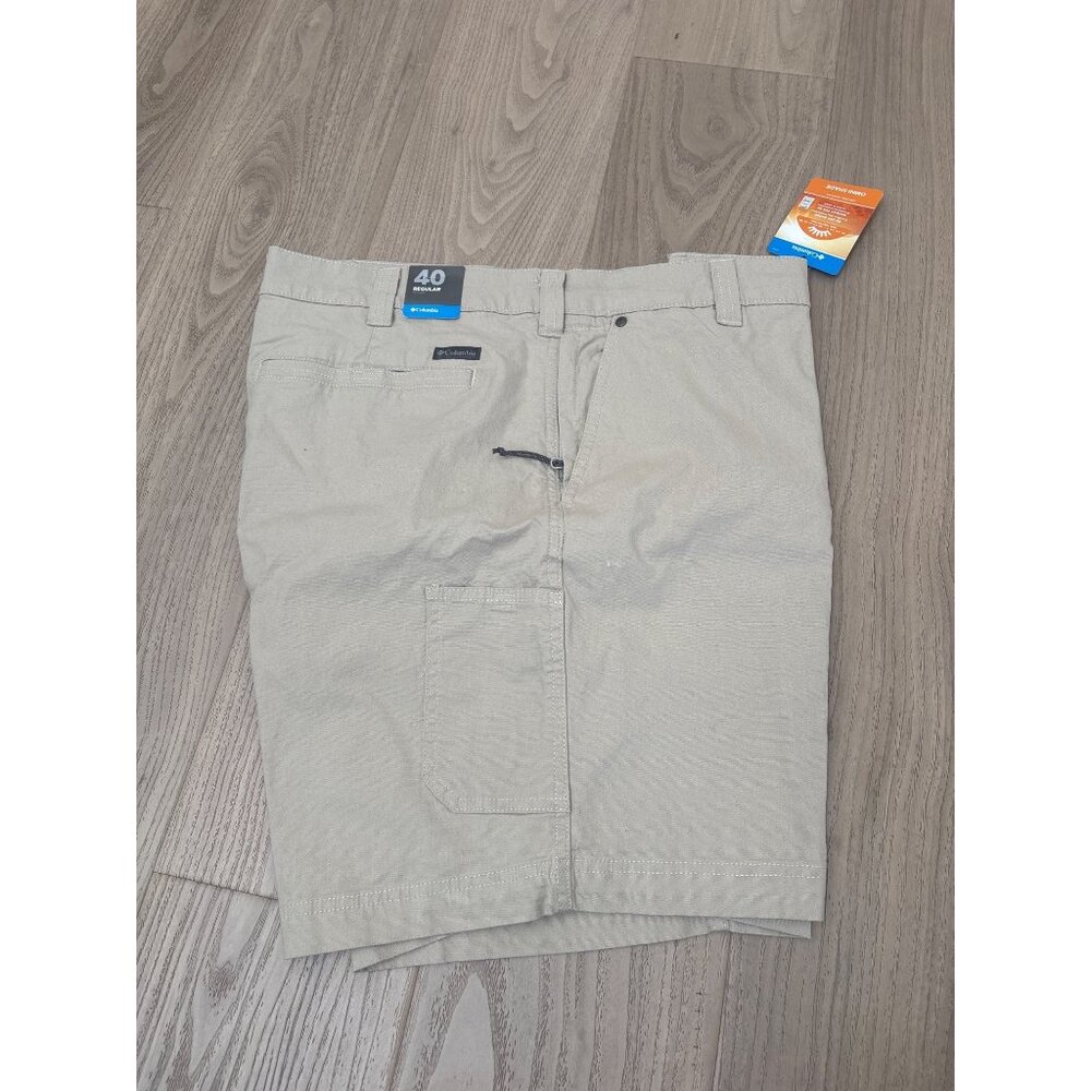 Columbia Mens 40 Regular Khaki Rugged Outdoor Shorts